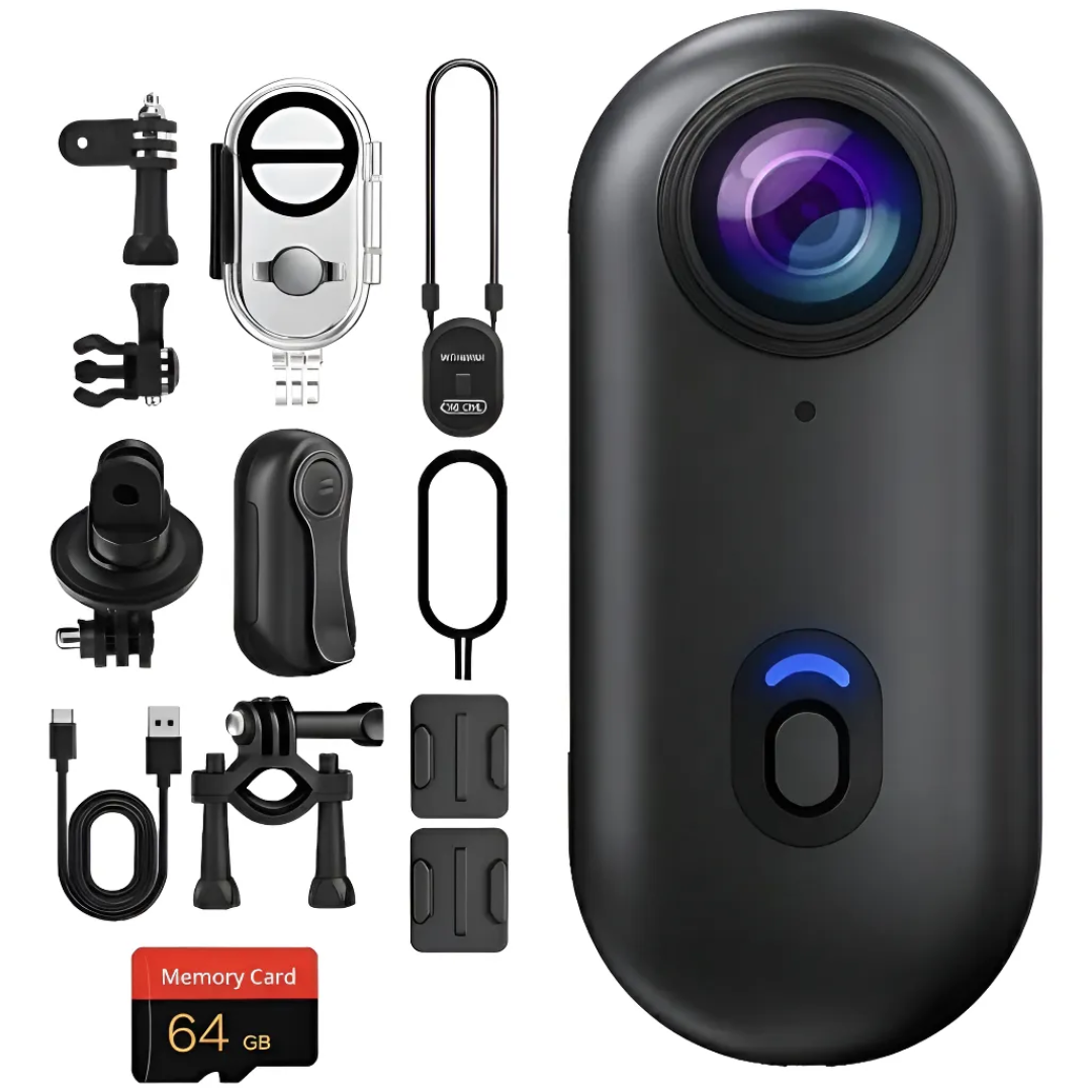 Cámara 4K POV 64gb + accesorios